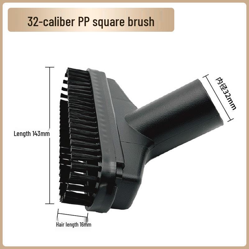 Jenome Vacuum Cleaner Accessories: Round Brush, Square Brush, Brush Head, Sofa Nozzle - Inner Diameter 32