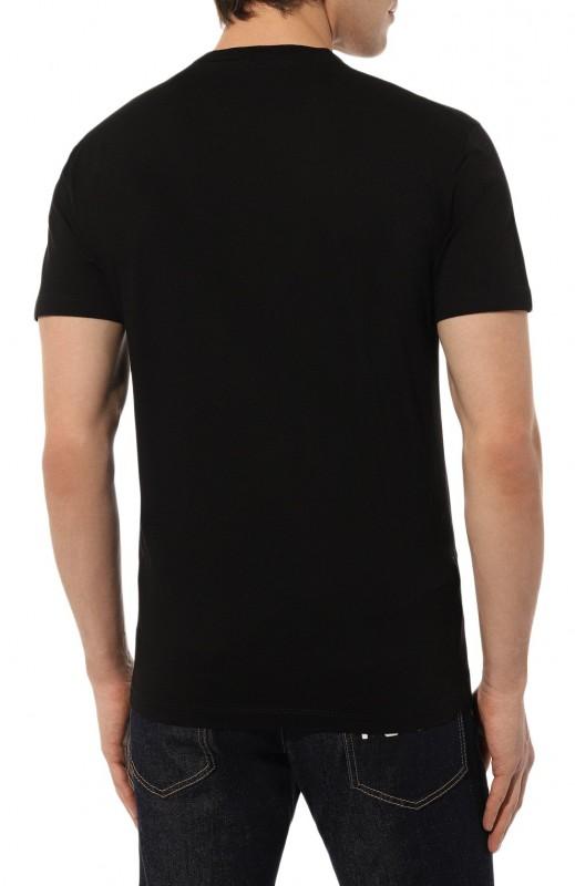 Značkové tričko DSQUARED2 icon nero -45% - Velikost: XL