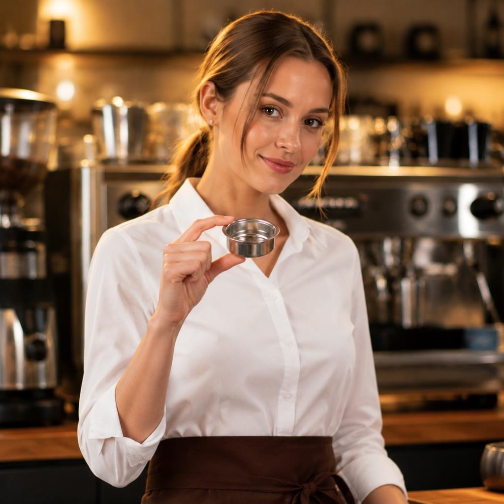 Creative Coffee Portafilter Basket Stainless with Filter for Machines