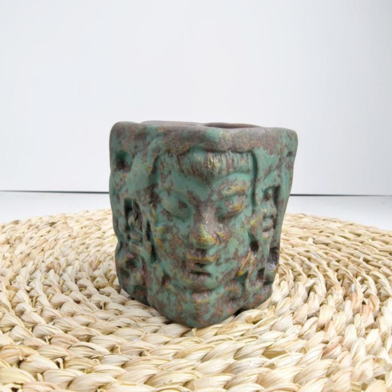 

180ML Old Rock Mud Rough Pottery Lotus Shape Tea Pot Retro Teapot Tea Kettle Tea Ceremony Tea Making Single Pot Tea Ceremony