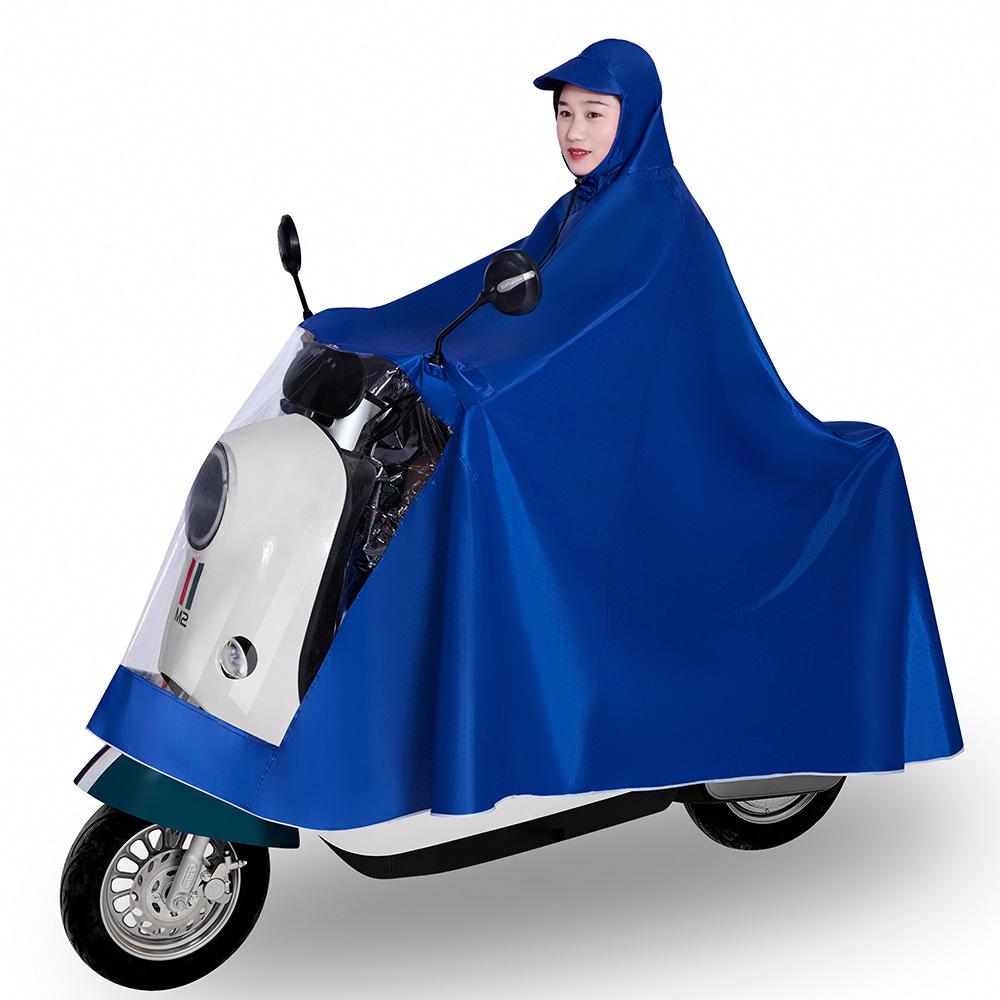 Unisex Full-Body Rain Cape for Electric Scooter or Motorcycle Riders