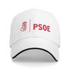 Women Unisex PSOE Logo Pedro Sanchez Outdoor Hat Trucker Baseball Caps Casual Baseball Cap Golf Sunshade