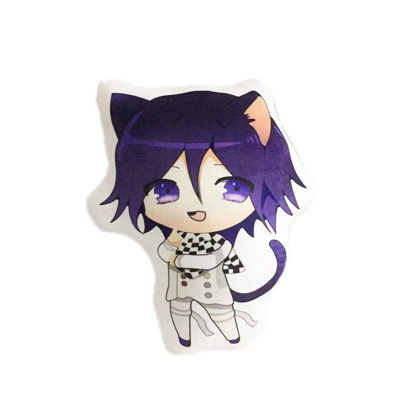 Adorable Danganronpa Plush Toy Soft Stuffed Pillow Featuring Nanami Chiaki And Nagito Komaeda