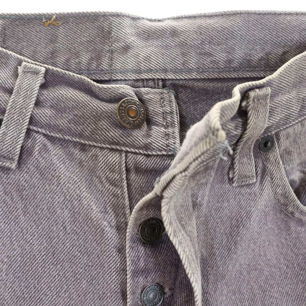 Levi's 90s Made in the USA Black Denim Yarn Dyed Denim pants W28 jeans Women Used