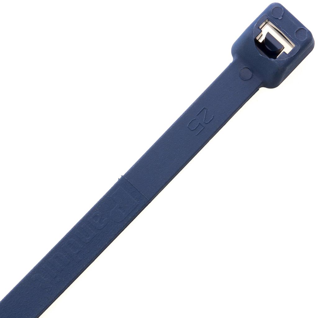 Panduit Tamper-Proof Polypropylene Metal Detectable Cable Ties, HACCP Compliant, 2.5mm Wide X 99mm Long, Pack of 100 (PLT1M-C186)