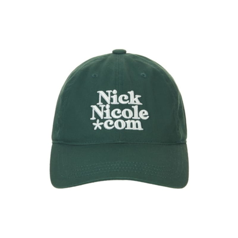 

NICK&NICOLE NN DOTCOM SIGNATURE BALL cap_DEEP GREEN ONE