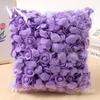 50/100/200Pcs 3.5cm Artificial Flower Foam PE Rose Heads DIY Valentine's Day Roses Wedding Candy Box Decoration Bride Accessory