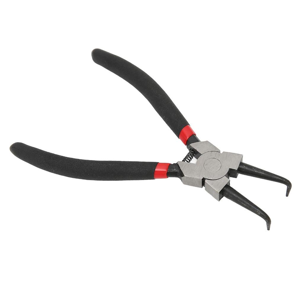 Immersion Handle Internal Snap Ring Pliers Carbon Steel Bent Nose Pliers Angled Pliers Carpentry