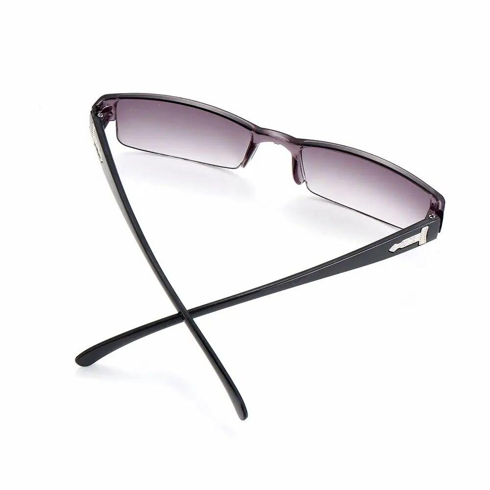 Light Resin Reading Glasses Half Frame Clear Lens 1 0 1 5 2 0 2 5 3 0 3 5 4 0 for Men Women Presbyopic Eyewear