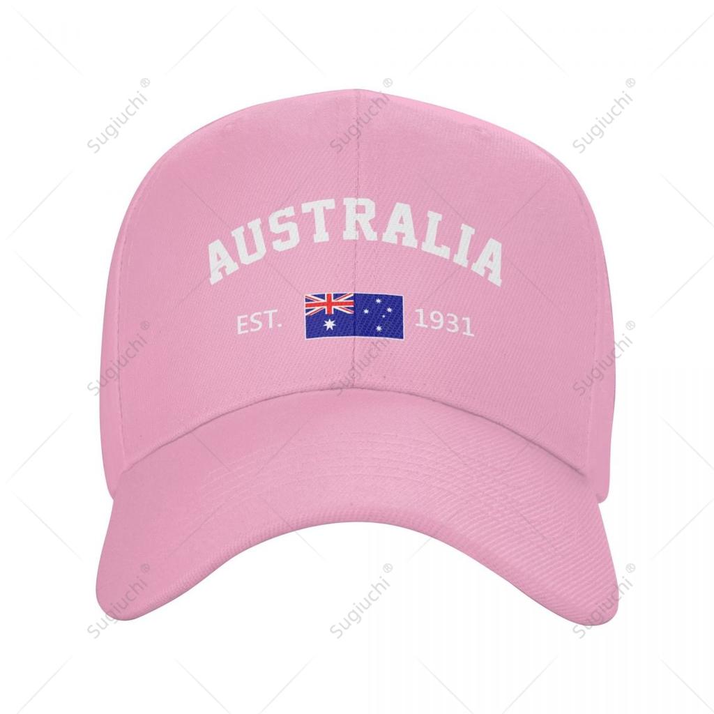 Baseball Cap Australia EST Independence Day Wild Sun Shade Peaked Adjustable Outdoor Caps