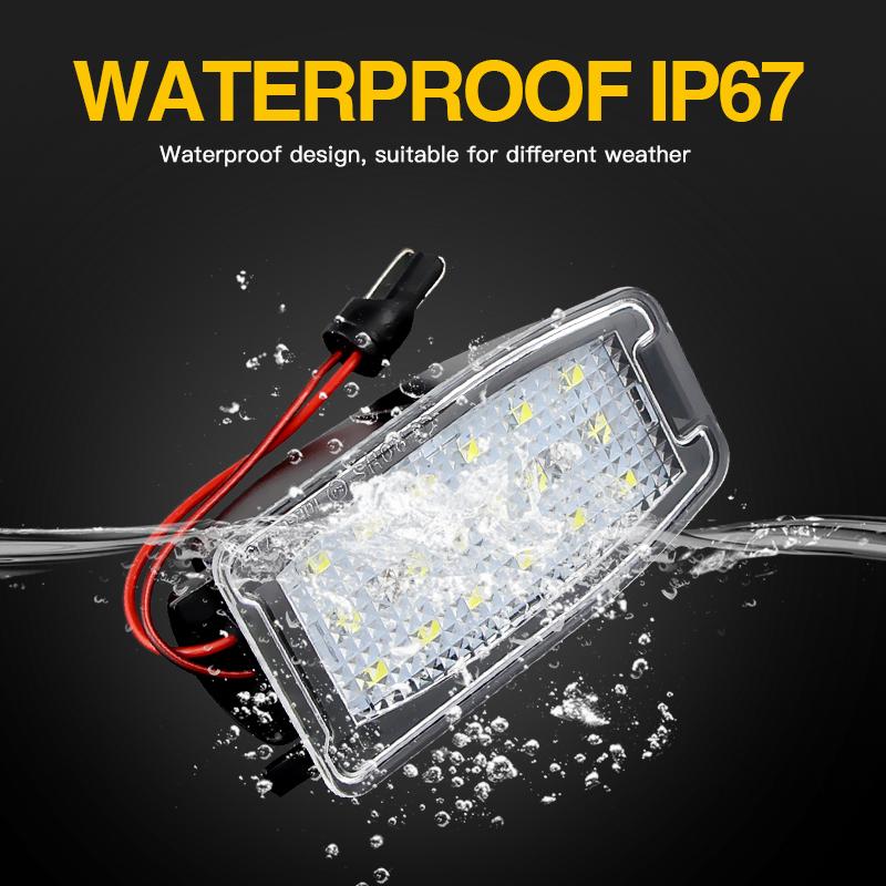 6000K White LED Under Side Mirror Puddle Lights for For Land Rover Freelander 2 3 4 Range Rover Sport 1 L320 L322 L319 L359 LR2