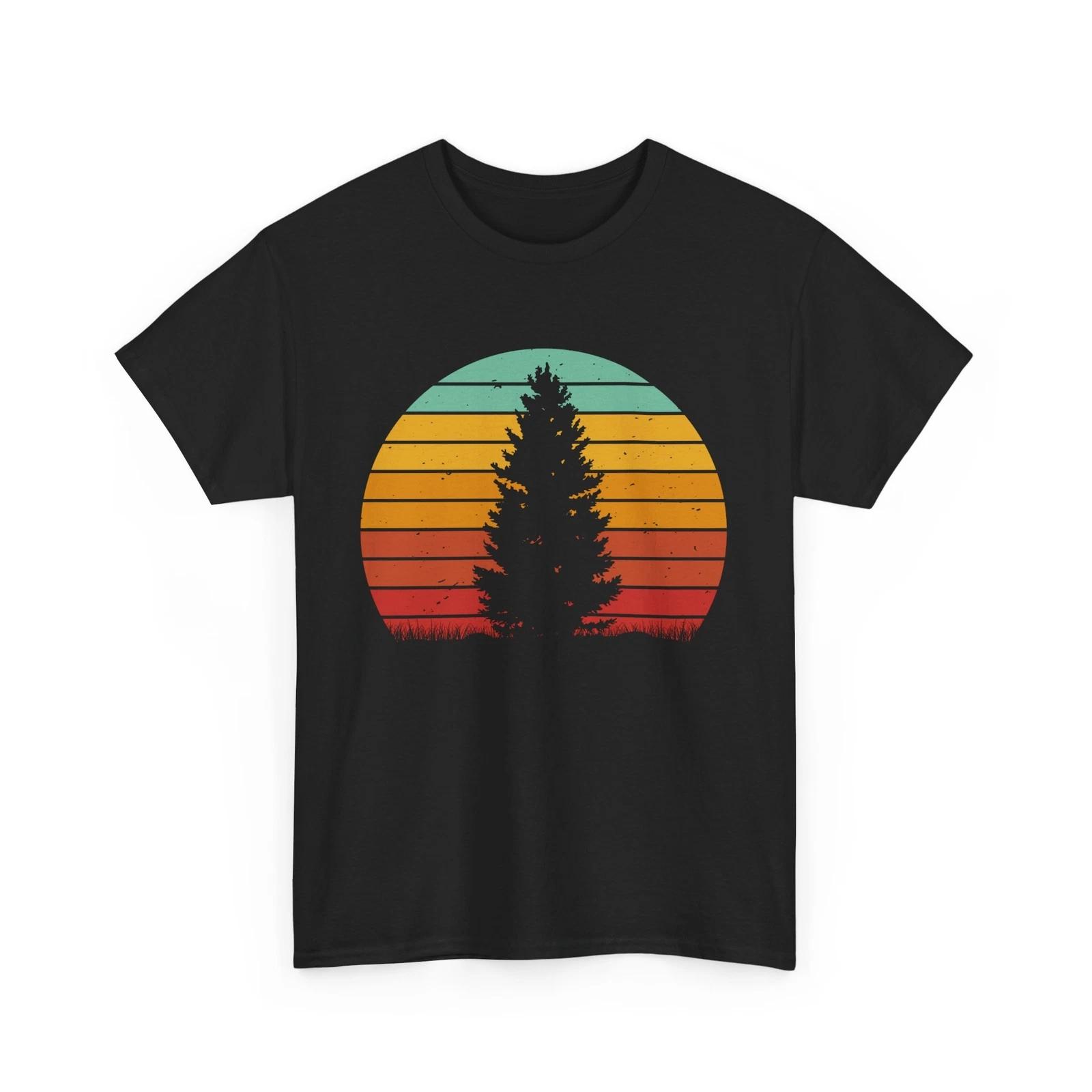Nature Shirt, Pine Trees Nature Lovers T-shirt, Camping Hiking Lover Shirt 3XL