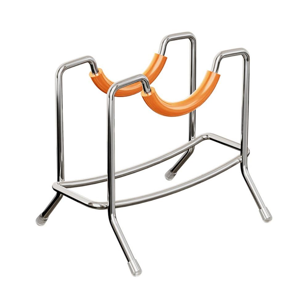 Durable Stainless Steel Cutting Board Holder Thickening Rustproof Chopping Board Organizer Space Saving Pot Lid Stand