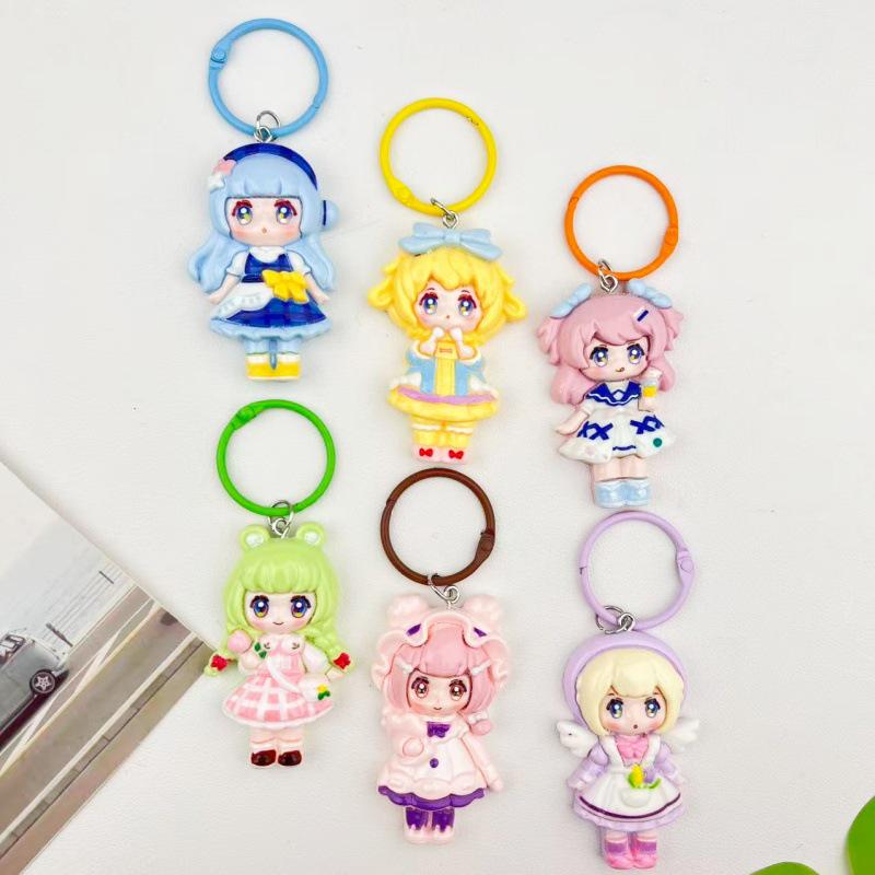 Sweet Girl DIY Resin Princess Keychain Pendant - Donna's Bag & Backpack Charm