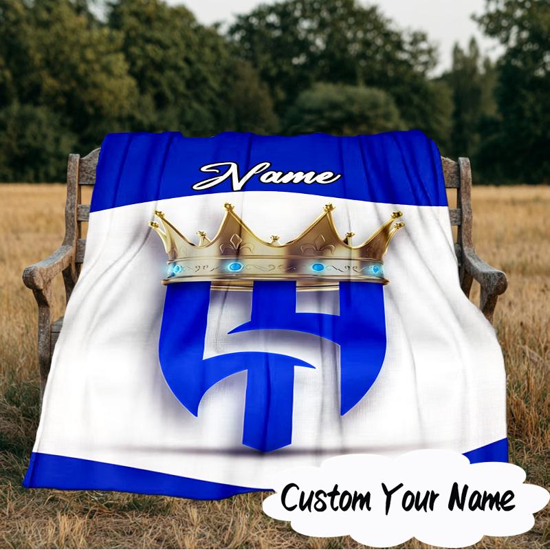 Custom Name Hilal FC Crest Blanket Ideal Bedding Blanket Perfect for Travel, Camping, Living Rooms, Offices, Sofas, Fan Christmas gift