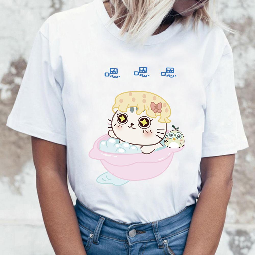 Woman Short Sleeve T Shirt Loose T Shirt Graphic Streetwear Top Female Woman Summer Kawaii Harajuku