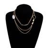 Stylish Layering Collarbone Necklace Short Length Clavicle Chain Lightweight Alloy Jewelry Birthday Gift For Her