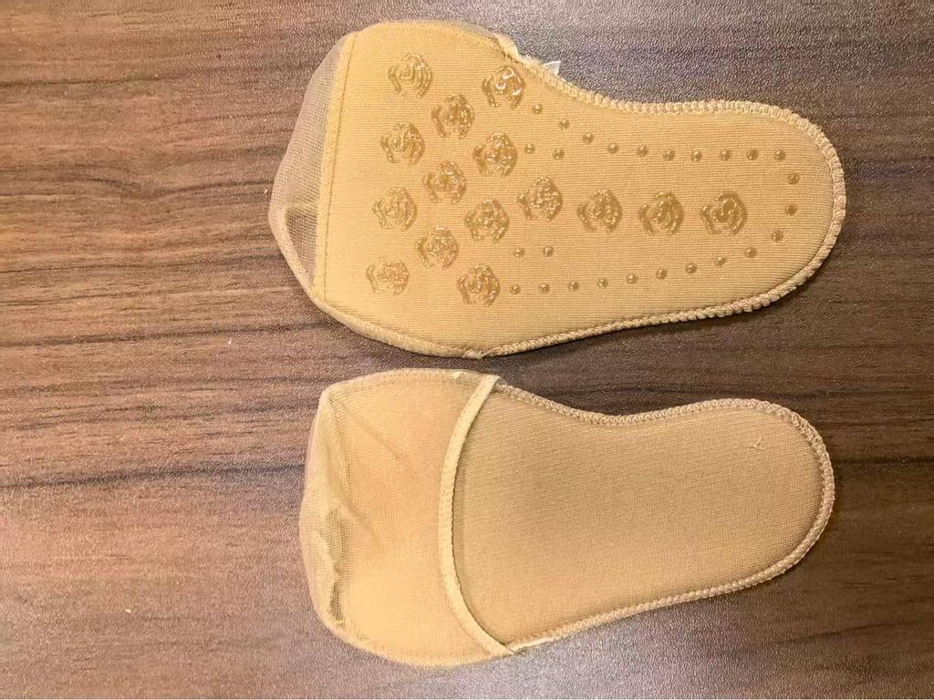 Five-Toe Invisible Forefoot Pads for High Heels, Cuttable Thin Sponge Half-Sole Socks for Women