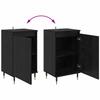 Sideboard 2 Pcs Black Oak Look 40 X 35 X 70 Cm