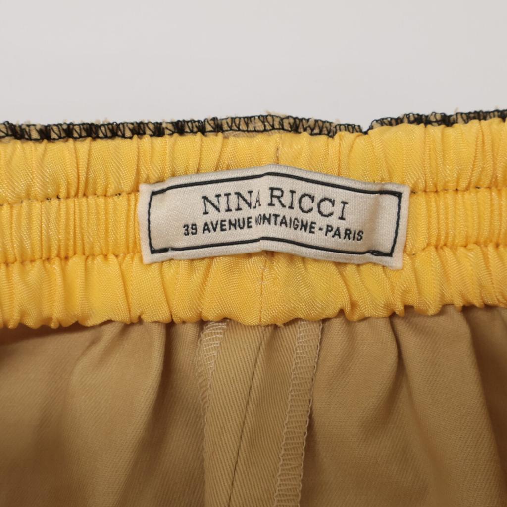 Nina Ricci Yellow Flared Skirt Skirt 36 yellowUsed