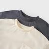 TONGTAI Kids Faux Two-Piece Long Sleeve T-Shirt