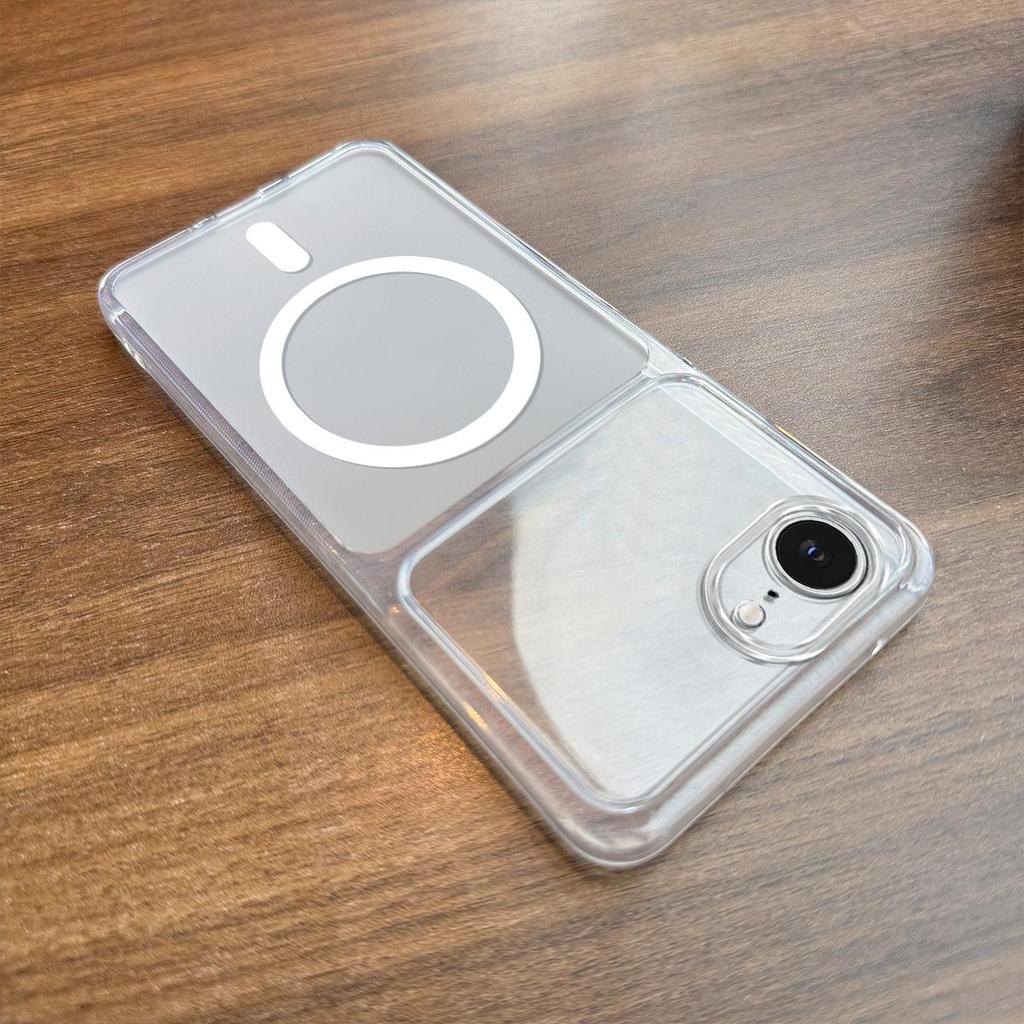 Case for iPhone 16e/17e Anti-Fingerprint Matte Cover Big Camera Window Clear Edge Casing