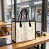 Cute Floral Printed Casual Tote Bag for Women Daily Commute Fashion Handbag