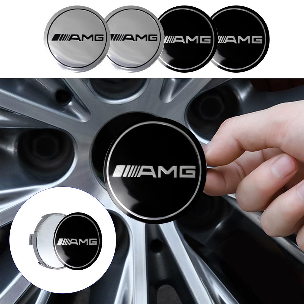 4Pcs 60/63/68mm Car Wheel Center Hub Cap For Mercedes Benz AMG W212 W204 W211 W168 W213 W124 A180 W212 E220 W204 W206 W211 W164