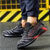 Men Safety Boots Steel Toe Anti Smash Anti Puncture Work Shoe Indestructible Breathable Couple Casual Shoes Lace Up Men Sneakers