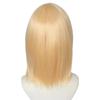 Linfairy Howl Cosplay Wig, Heat-Resistant, Bob Blonde Wig, Costume Accessory for Parties, Halloween, School Festivals, and Events
