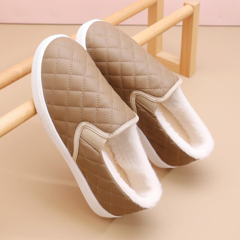 Winter cloth shoes women's cotton shoes fleece thickened warm snow shoes light non-slip comfortable leisure