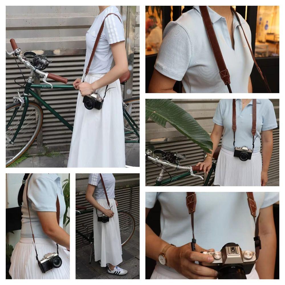 Mikro pasek ze skóry PU dla Canon G7x Nikon Fujifilm Sony Zv-1 Wygodna dekompresja