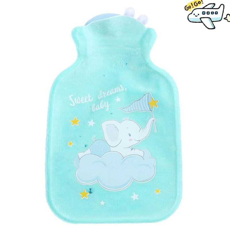 Kawaii Hot Water Bags Cute Plush Rubber Hand and Foot Belly Warmer Explosion-proof Hot Water Bottles for Women Period Pain