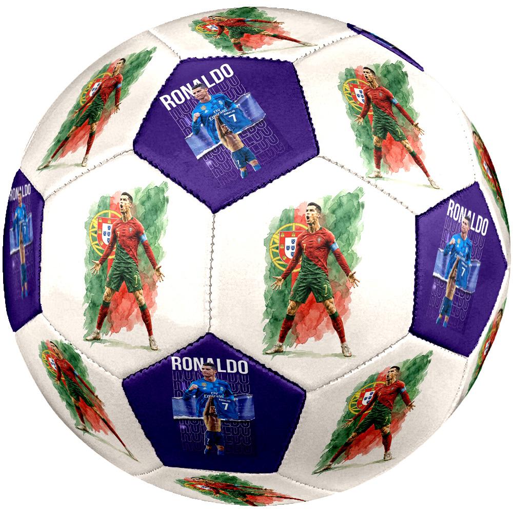 Ronaldo's Portuguese Football Legend Size 5 Football Machine Sewn Indoor/Outdoor Training and Matches Surprise Collection Gift