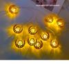 Creative Middle Eastern Star & Moon LED String Lights - Iron Art Festive Décor