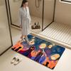 H-Heaven Official's B-Blessing Floor Mat Diatomite Bath Mat – Highly Absorbent, Non-Slip, Quick-Drying Bathroom Rug