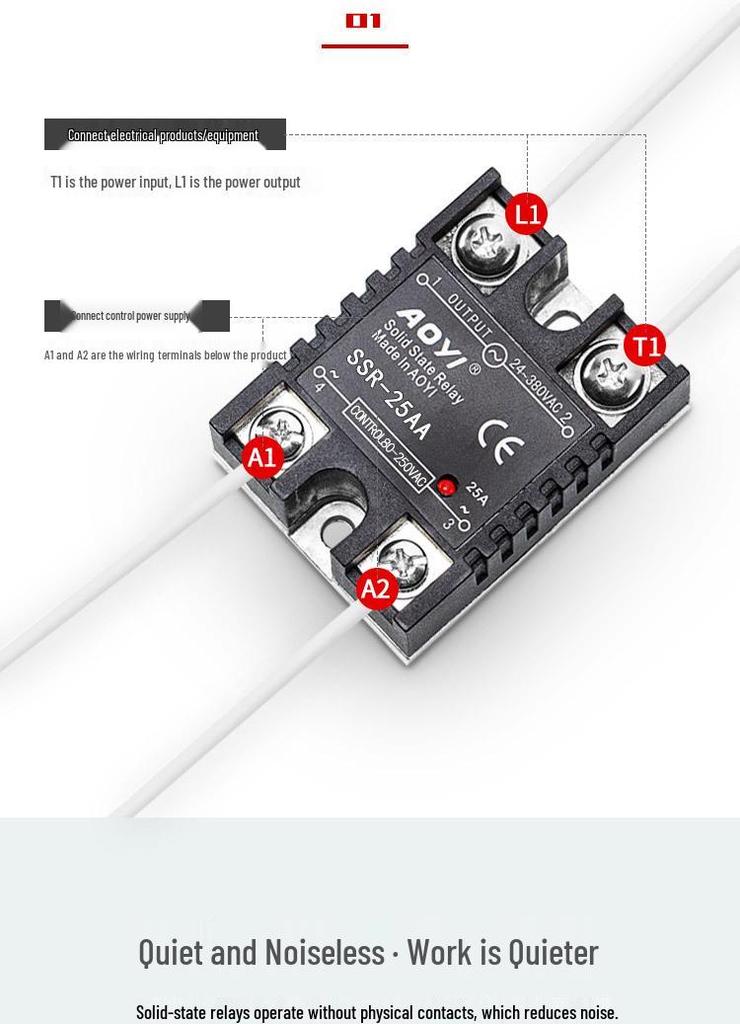 AOYI ZSR-AA High Voltage Enhanced Single-Phase Solid State Relay