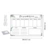 3D Acrylic Erasable Weekly Planner Board