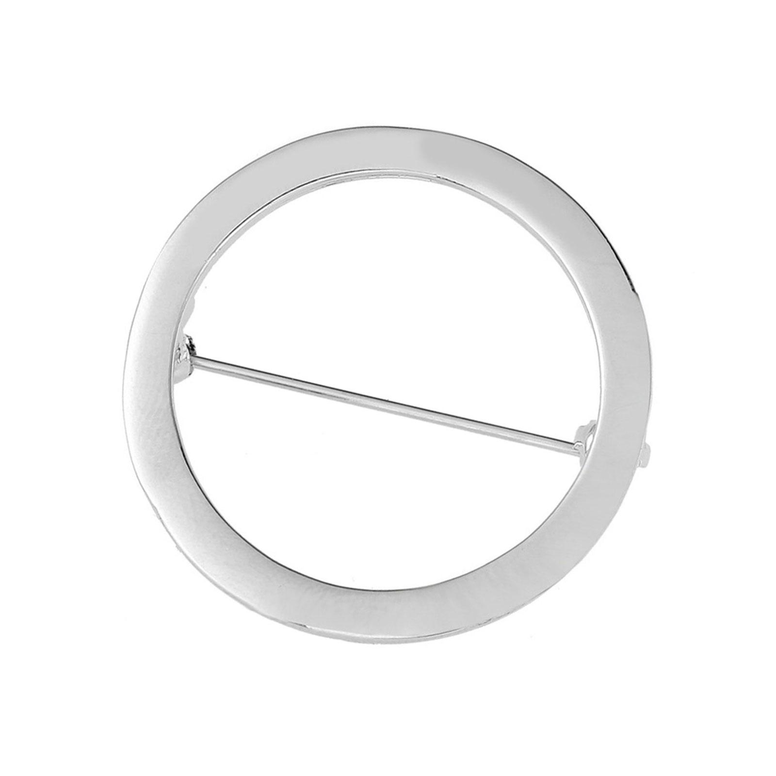 

Золотисто-серебряная брошь минималистский кардиган булавка металлический значок на лацкан аксессуары для офисной одежды и деловых встреч B серебряный