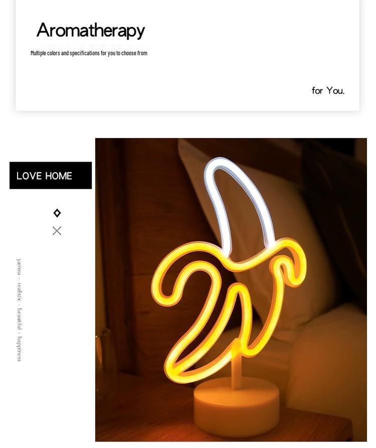 Luz de Mesa LED Neon para E-Sports e Decoração de Quarto