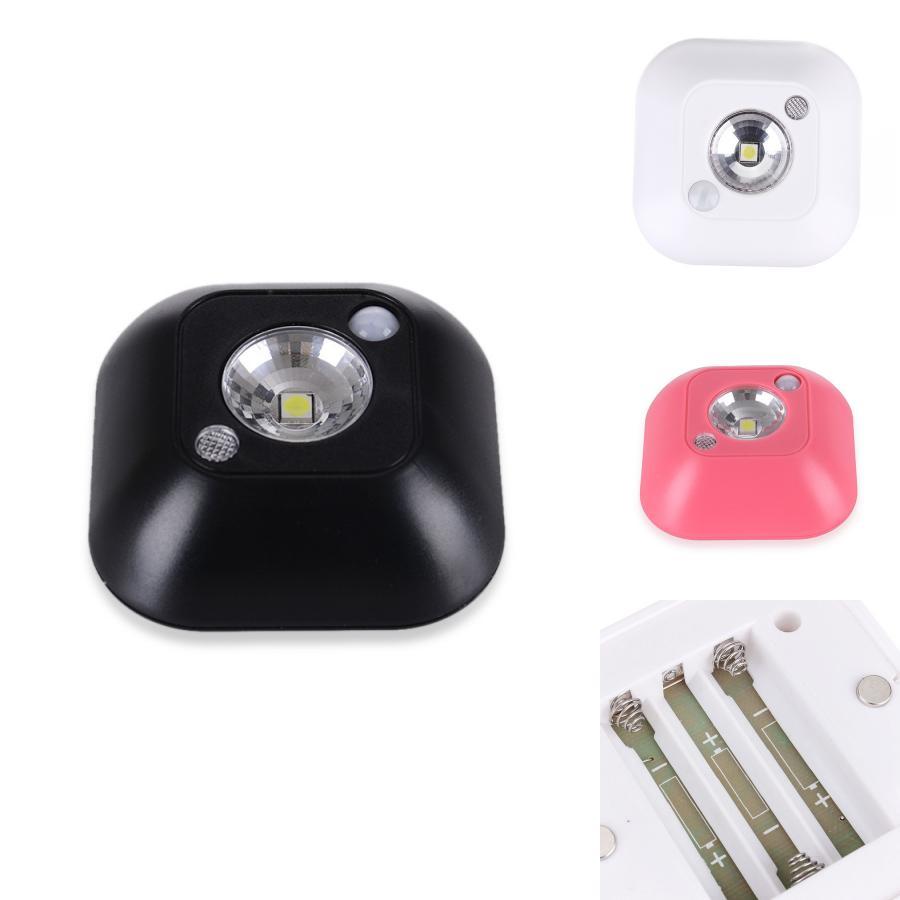 Bewegungssensor LED Nachtlicht Auto Ein Aus Schrank Flur Heimdeko Geschenk