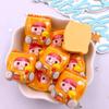 10PCS Resin Colorful Cartoon Milk Trash Can Vegetable Bag Flat Back Stone Figurines Scrapbook DIY Bow Decor Accessories