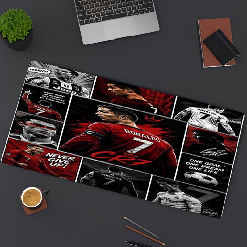 Cristiano Ronaldo Print Mouse Pad, for Keyboard Pad Laptop PC Mat for Office Home Use, Desk Decor, Perfect Birthday Gift for Gamers