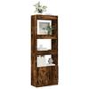 Exclusive House - Tall Sideboard 63x33x180 Cm Smoked Oak Engineered Wood