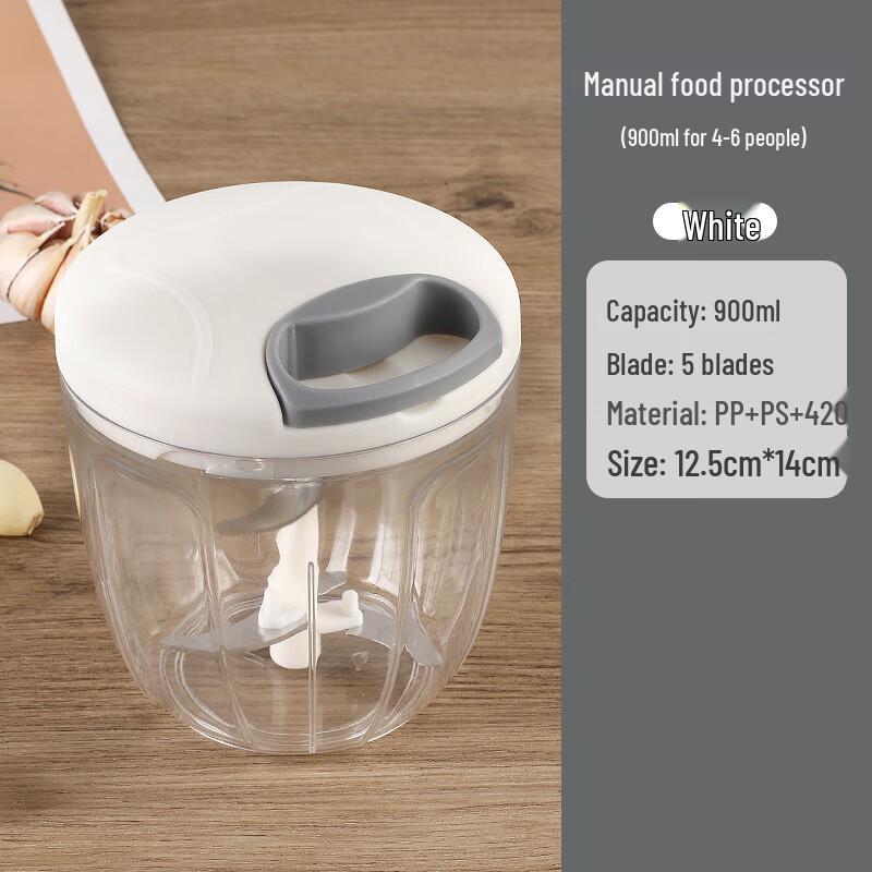 Manual Pull-String Garlic Chopper