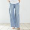 Dedra Umi Summer Wide Denim Pants Blue Ptf3191