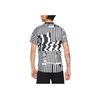 Nike Dri-Fit Geometric Pattern Casual Crew Neck Short Sleeve Soccer Jersey Men Tops Black White CZ0975-100
