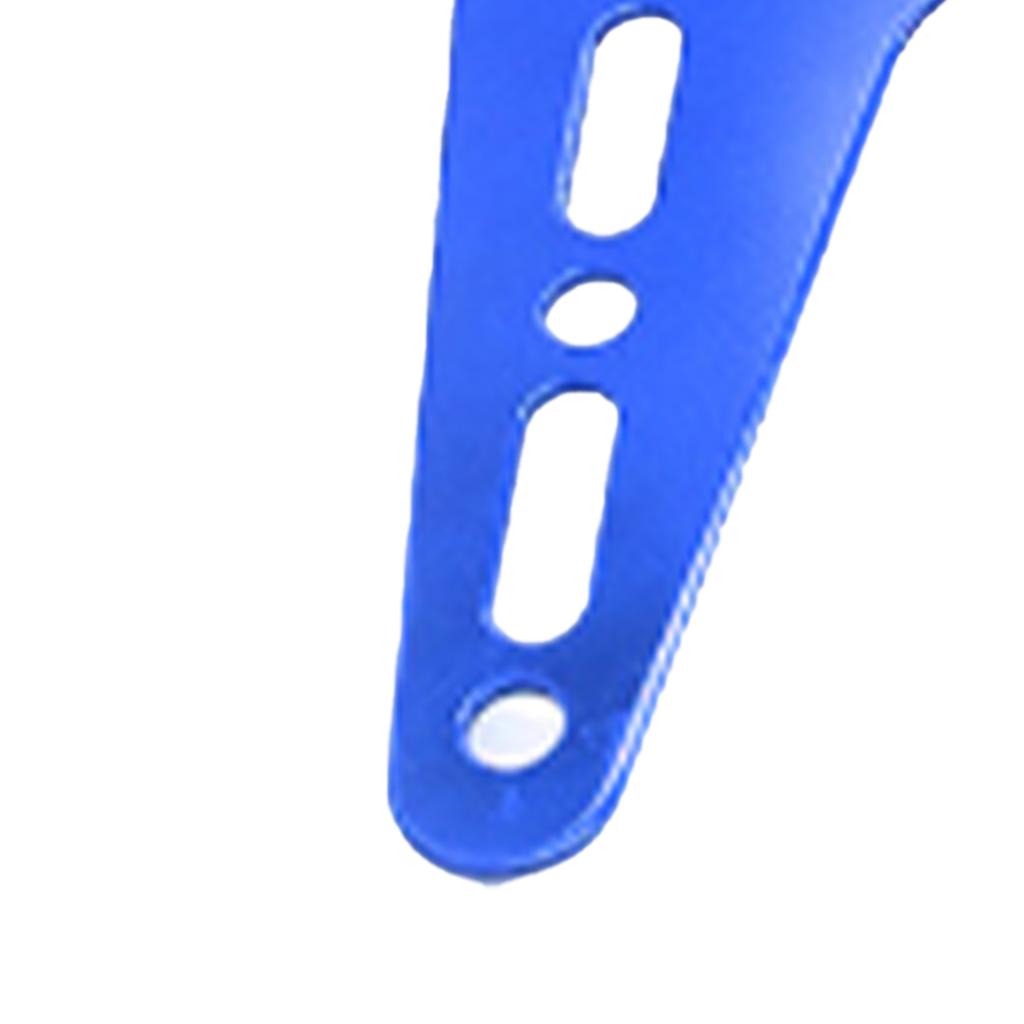 Motorrad Kennzeichenhalter Winkelverstellung Klappbar Blau Motorrad Kennzeichenhalter