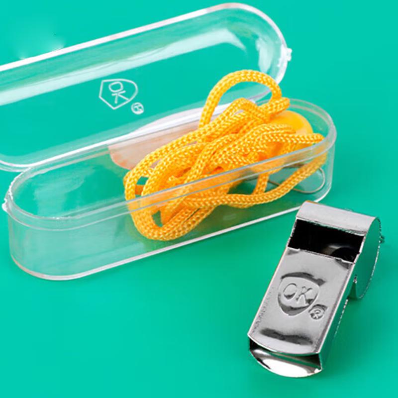 Metal Referee Coach Whistle with Lanyard