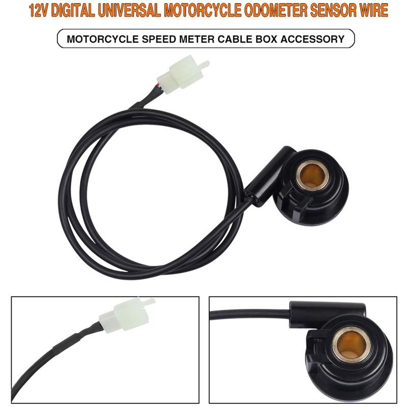 Digital Speedometer Sensor Wire Replacement Universal Motorcycle Odometer Cable Stable Performance for Electric Motorcycle